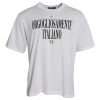 White Logo Cotton Round Neck Short Sleeves T-shirt - Image 2