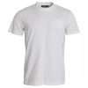 White Logo Embossed Cotton Crewneck T-shirt - Image 2