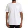 White Logo Embossed Cotton Crewneck T-shirt - Image 2