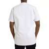 White Logo Embossed Cotton Crewneck T-shirt - Image 4