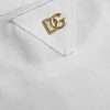 White Logo Floral Cotton Crew Neck T-shirt - Image 7