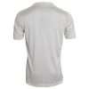 White Short Button Closure Silk Top T-shirt - Image 2
