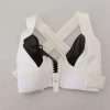 White Viscose Sleeveless Cropped Bustier Top - Image 7