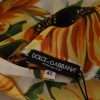 White Sunflower Silk Ascot Collar Blouse Top - Image 7