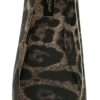 Brown Leopard Ballerina Flats Leather Shoes - Image 5