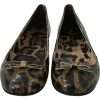 Brown Leopard Ballerina Flats Leather Shoes - Image 8
