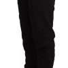 Black Jogger Women Polyester Pants - Image 2