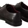 Black Leather Brogue Oxford Dress Shoes - Image 6