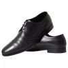 Black Leather Derby Formal Dress Men Shoes - Image 2