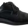 Black Polished Leather Formal Dress Shoes - Image 2
