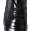 Black Polished Leather Formal Dress Shoes - Image 6