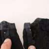 Black Lace Long Sleeve Blouse Nylon Top - Image 7