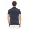 Blue Cotton Men Polo - Image 3