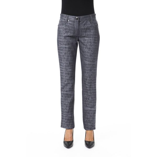 Black Viscose Women Pant