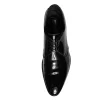 Black Calfskin Leather Derby Men Dress Shoes - Image 2