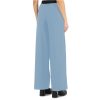 Light Blue Polyester Women Palazzo Pants - Image 2