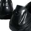 Black Foiled Rubber Toy Low Top Men Sneakers Shoes - Image 8