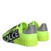 Neon Green Logo Tape Low Top Sneakers Shoes - Image 6