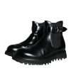 Black Belted DG Logo Men Chelsea Boots Shoes - Image 3