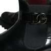Black Belted DG Logo Men Chelsea Boots Shoes - Image 7