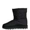 Black Nylon Padded Mid Calf Men Boots Shoes - Image 6