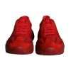 Red Leather Daymaster Low Top Sneakers Shoes - Image 2