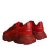 Red Leather Daymaster Low Top Sneakers Shoes - Image 4