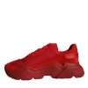 Red Leather Daymaster Low Top Sneakers Shoes - Image 5