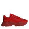 Red Leather Daymaster Low Top Sneakers Shoes - Image 5