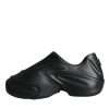 Black Foiled Rubber Toy Low Top Sneakers Shoes - Image 5