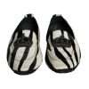 Black White Calf Fur Slip On Loafers Men Shoes - Image 2