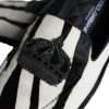 Black White Calf Fur Slip On Loafers Men Shoes - Image 8