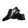 Black Leather Oxford Wingtip Formal Men Shoes - Image 7