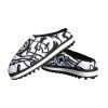 Black White Quilted Logo Sandals Slides Shoes - Image 7