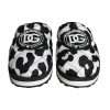 Black White Quilted Logo Sandals Slides Shoes - Image 2