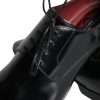 Black Calfskin Leather Derby Dress Men Shoes - Image 8