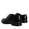 Black Calfskin Leather Derby Men Dress Shoes - Image 4