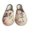 Beige Floral Canvas Espadrilles Slip On Shoes - Image 2