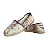 Beige Floral Canvas Espadrilles Slip On Shoes - Image 8