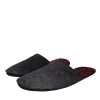 Black Faux Fur Slides Slippers Slip On Shoes - Image 3