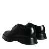 Black Calf Leather Derby Formal Dress Shoes - Image 6