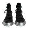 Black Nylon Galileo High Top Sneakers Shoes - Image 2
