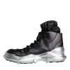 Black Nylon Galileo High Top Sneakers Shoes - Image 6