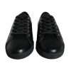 Black Gold Leather Classic Sneakers Shoes - Image 2
