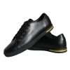 Black Gold Leather Classic Sneakers Shoes - Image 7