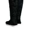Black Xiangao Lamb Fur Leather Boots Shoes - Image 4