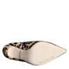 Brown Leopard Calf Fur Heels Ankle Boots Shoes - Image 6