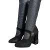 Black Crystal Mary Janes Booties Shoes - Image 3