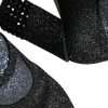 Black Crystal Mary Janes Booties Shoes - Image 8