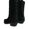 Black Gray Leopard Cowboy Boots Shoes - Image 4
